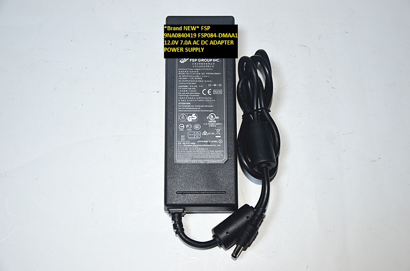 *Brand NEW* AC100-240V FSP FSP084-DMAA1 12.0V 7.0A 4.8*1.7 9NA0840419 AC DC ADAPTER POWER SUPPLY